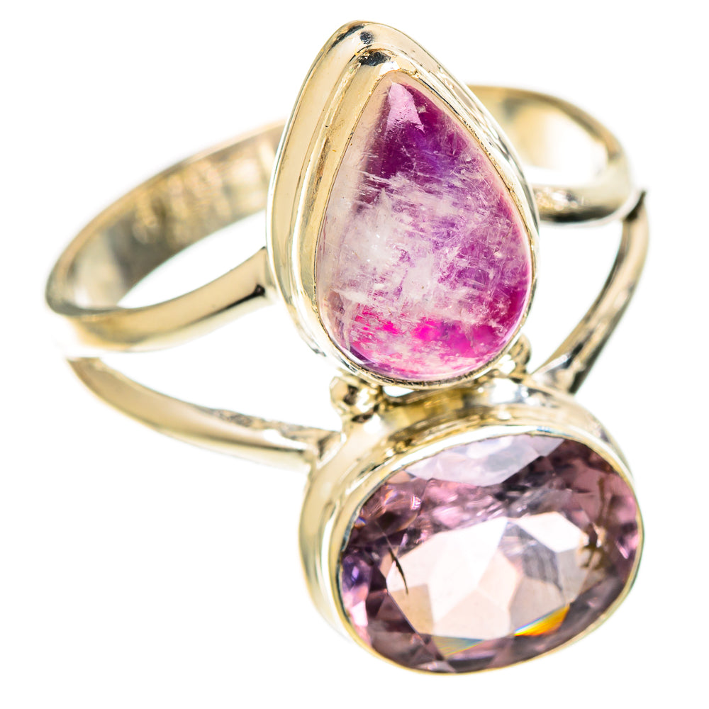 Pink Moonstone Rings handcrafted by Ana Silver Co - RING109646 - Photo 2