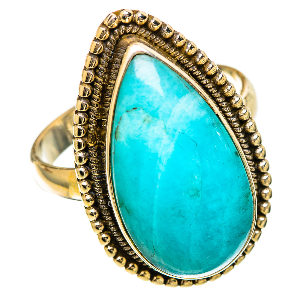 Amazonite Rings handcrafted by Ana Silver Co - RING109652 - Photo 2