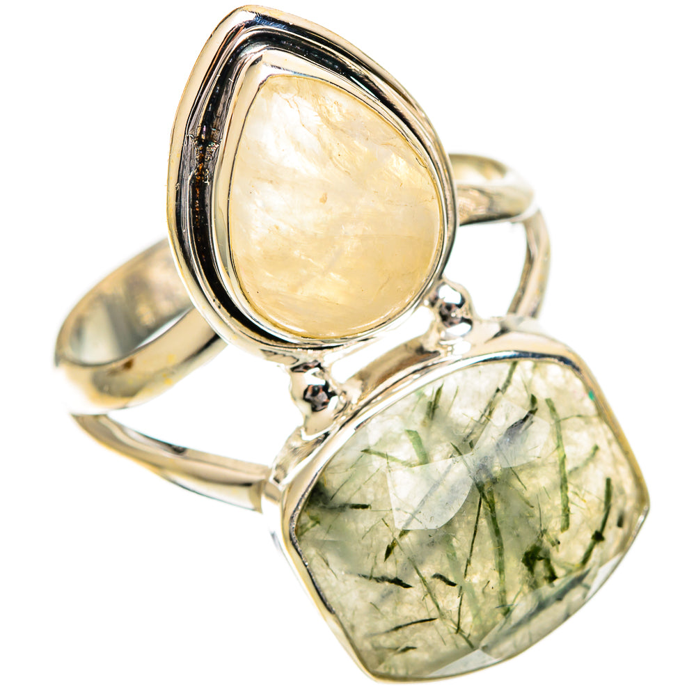 Tourmalinated Quartz Rings handcrafted by Ana Silver Co - RING109664 - Photo 2