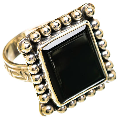 Black Onyx Rings handcrafted by Ana Silver Co - RING109665 - Photo 2