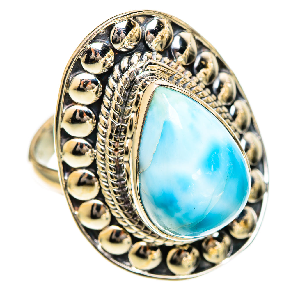 Larimar Rings handcrafted by Ana Silver Co - RING109676 - Photo 2