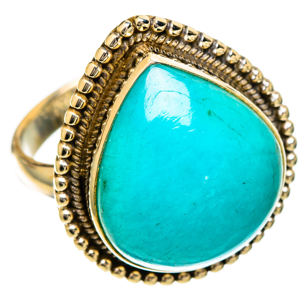 Amazonite Rings handcrafted by Ana Silver Co - RING109678 - Photo 2
