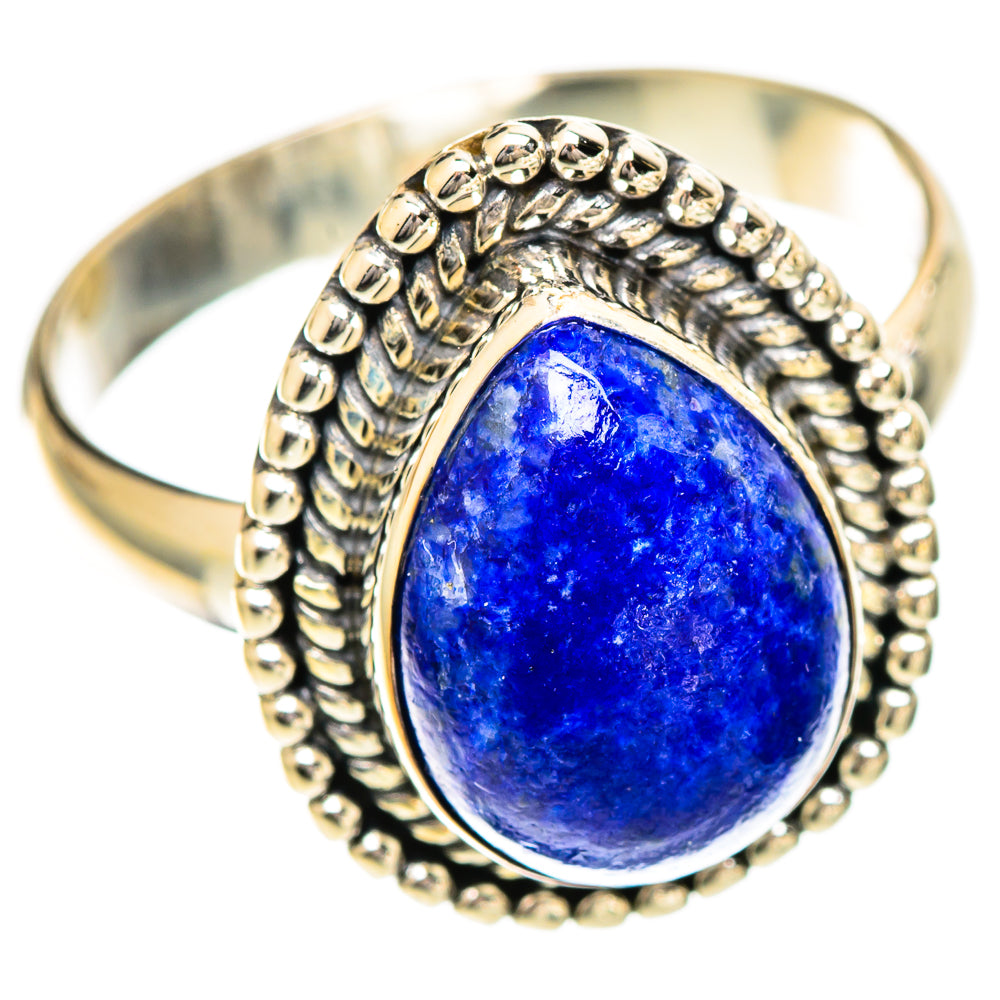 Lapis Lazuli Rings handcrafted by Ana Silver Co - RING109680 - Photo 2