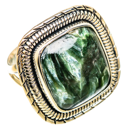 Seraphinite Rings handcrafted by Ana Silver Co - RING109687 - Photo 2