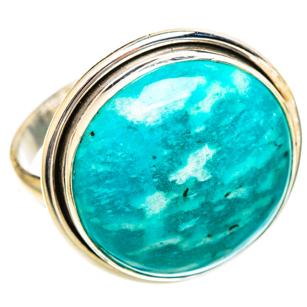 Amazonite Rings handcrafted by Ana Silver Co - RING109688 - Photo 2