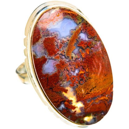 Moroccan Agate Rings handcrafted by Ana Silver Co - RING109690 - Photo 2