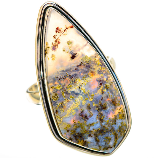 Plume Agate Rings handcrafted by Ana Silver Co - RING109691 - Photo 2
