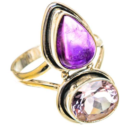 Amethyst Rings handcrafted by Ana Silver Co - RING109701 - Photo 2
