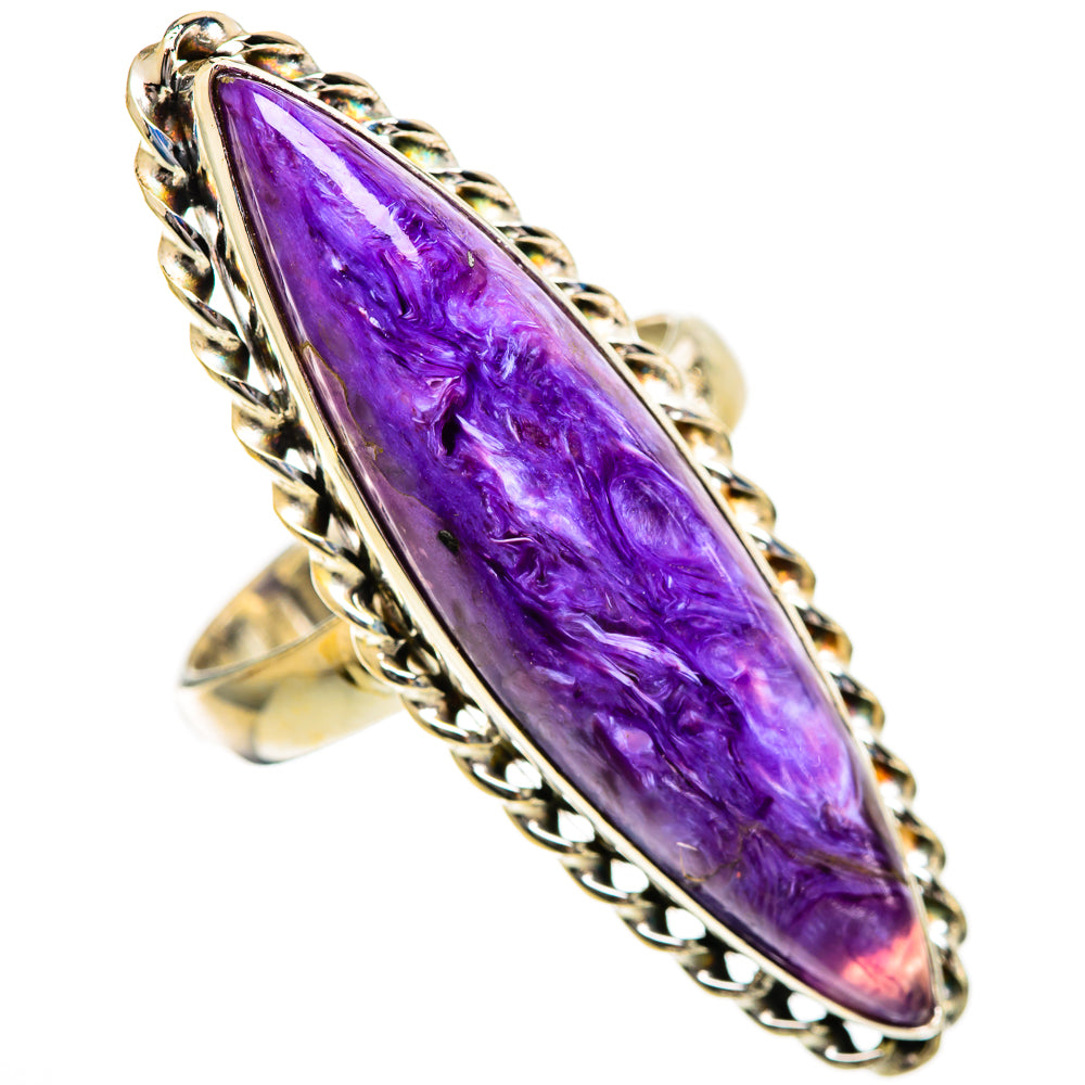Charoite Rings handcrafted by Ana Silver Co - RING109702 - Photo 2