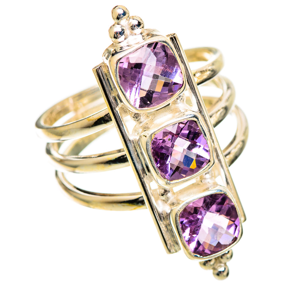 Amethyst Rings handcrafted by Ana Silver Co - RING109705 - Photo 2