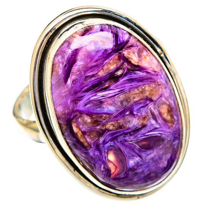 Charoite Rings handcrafted by Ana Silver Co - RING109706 - Photo 2