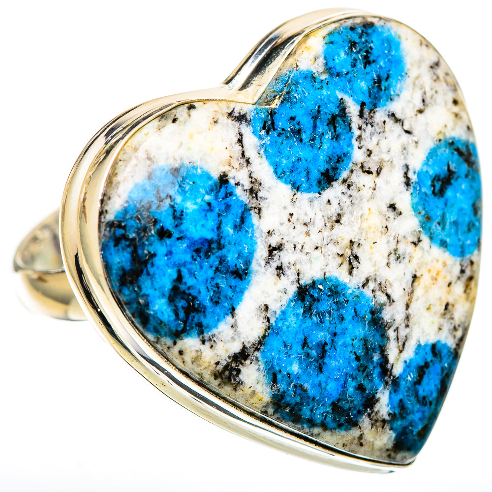 K2 Blue Azurite Rings handcrafted by Ana Silver Co - RING109720 - Photo 2