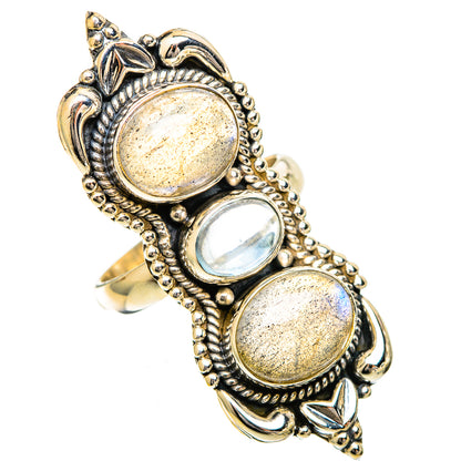 Labradorite Rings handcrafted by Ana Silver Co - RING109722 - Photo 2