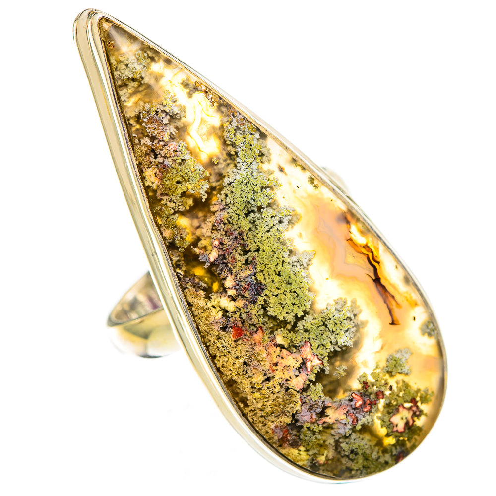 Plume Agate Rings handcrafted by Ana Silver Co - RING109724 - Photo 2