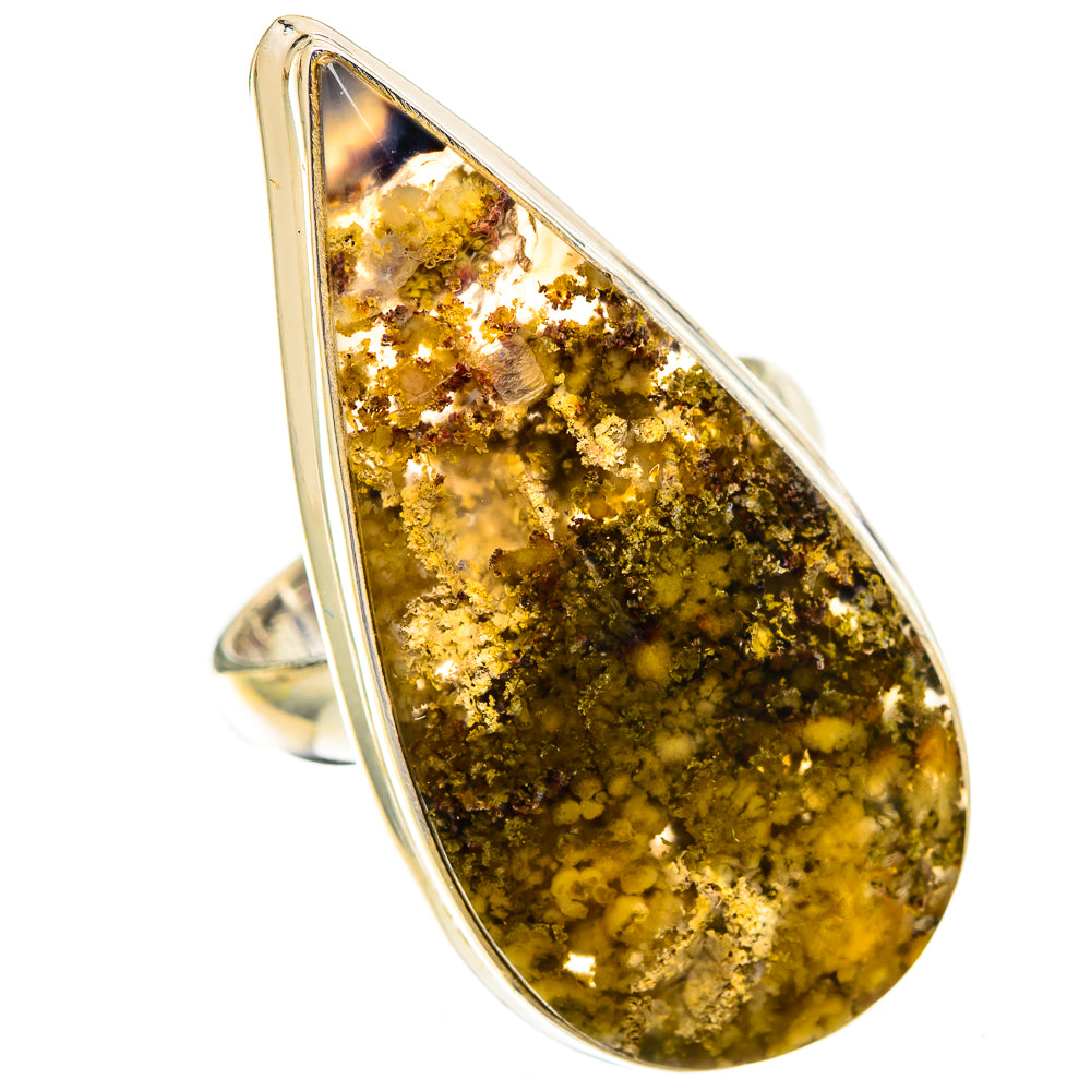 Plume Agate Rings handcrafted by Ana Silver Co - RING109730 - Photo 2