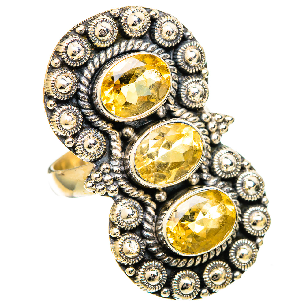 Citrine Rings handcrafted by Ana Silver Co - RING109733 - Photo 2