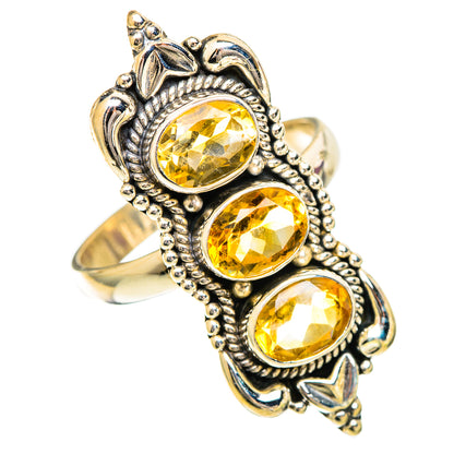Citrine Rings handcrafted by Ana Silver Co - RING109734 - Photo 2