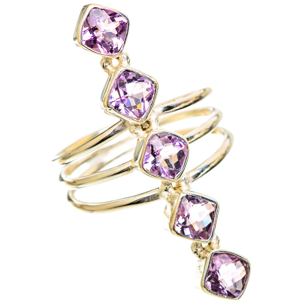 Amethyst Rings handcrafted by Ana Silver Co - RING109743 - Photo 2