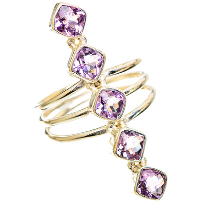 Amethyst Rings handcrafted by Ana Silver Co - RING109743 - Photo 2
