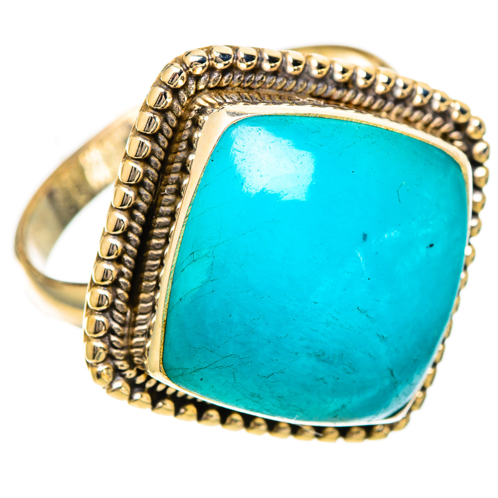 Amazonite Rings handcrafted by Ana Silver Co - RING109751 - Photo 2