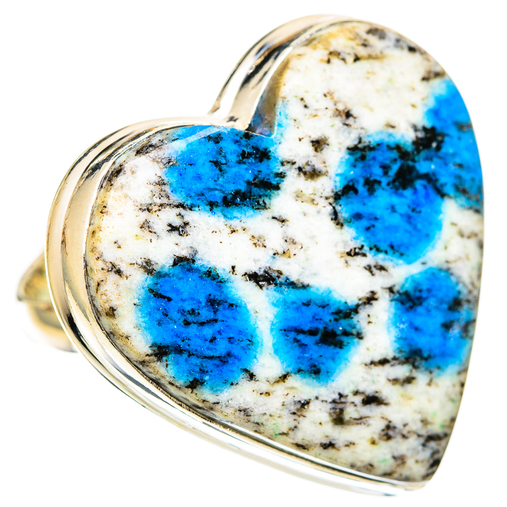 K2 Blue Azurite Rings handcrafted by Ana Silver Co - RING109754 - Photo 2