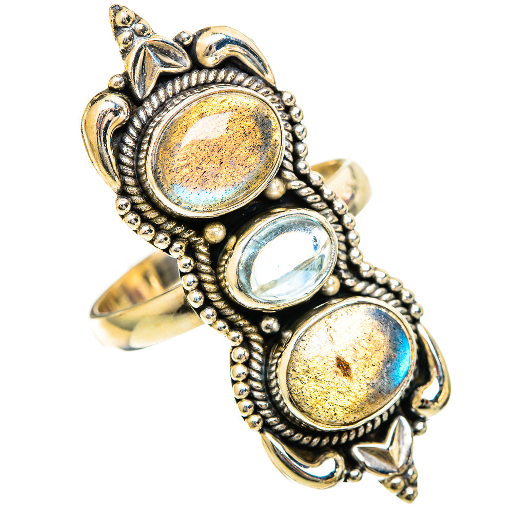 Labradorite Rings handcrafted by Ana Silver Co - RING109757 - Photo 2