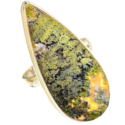 Plume Agate Rings handcrafted by Ana Silver Co - RING109766 - Photo 2