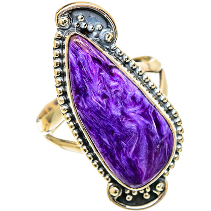 Charoite Rings handcrafted by Ana Silver Co - RING109777 - Photo 2