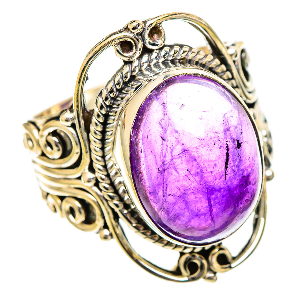 Amethyst Rings handcrafted by Ana Silver Co - RING109781 - Photo 2