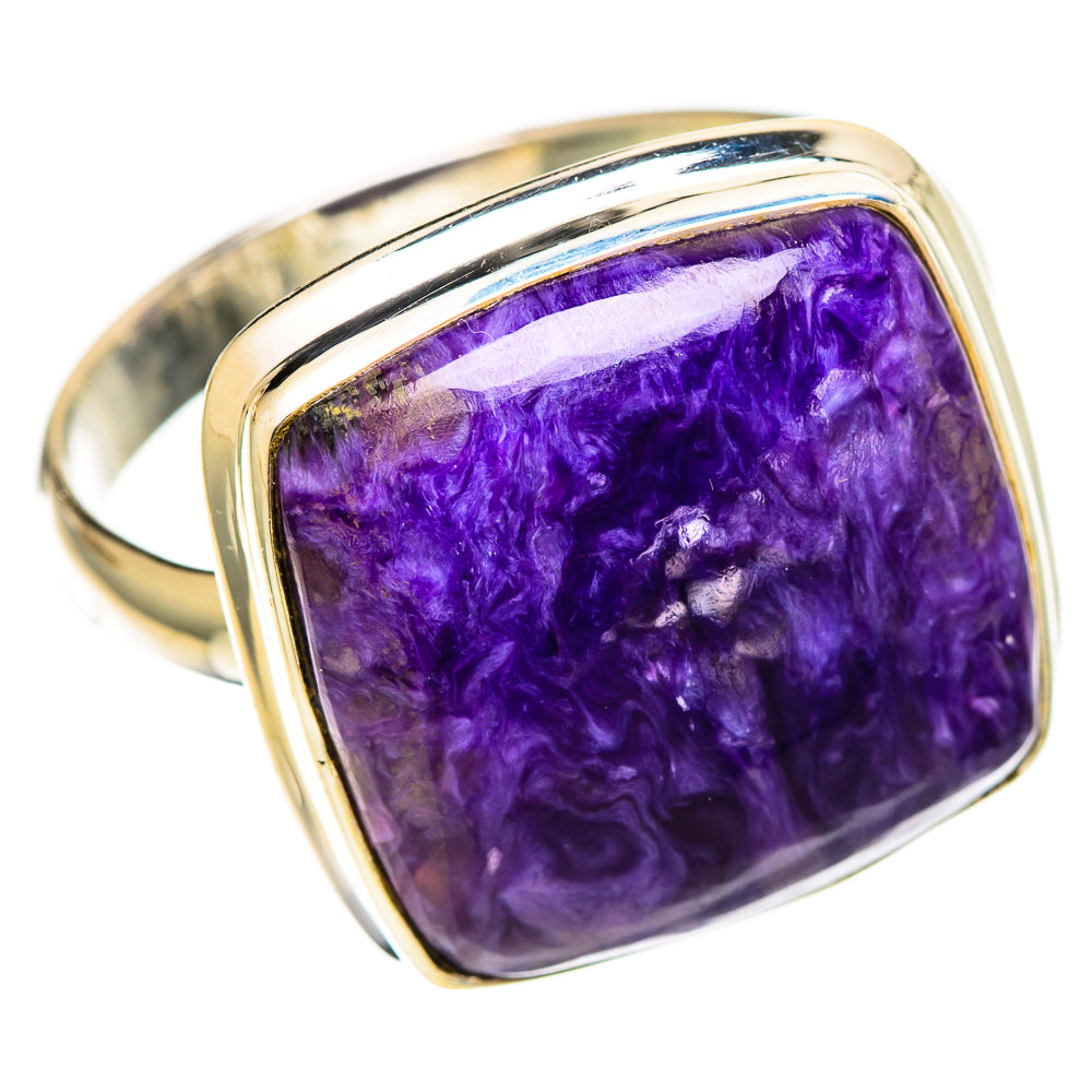 Charoite Rings handcrafted by Ana Silver Co - RING109784 - Photo 2