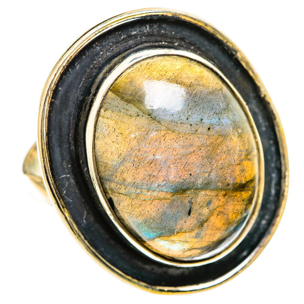 Labradorite Rings handcrafted by Ana Silver Co - RING109796 - Photo 2