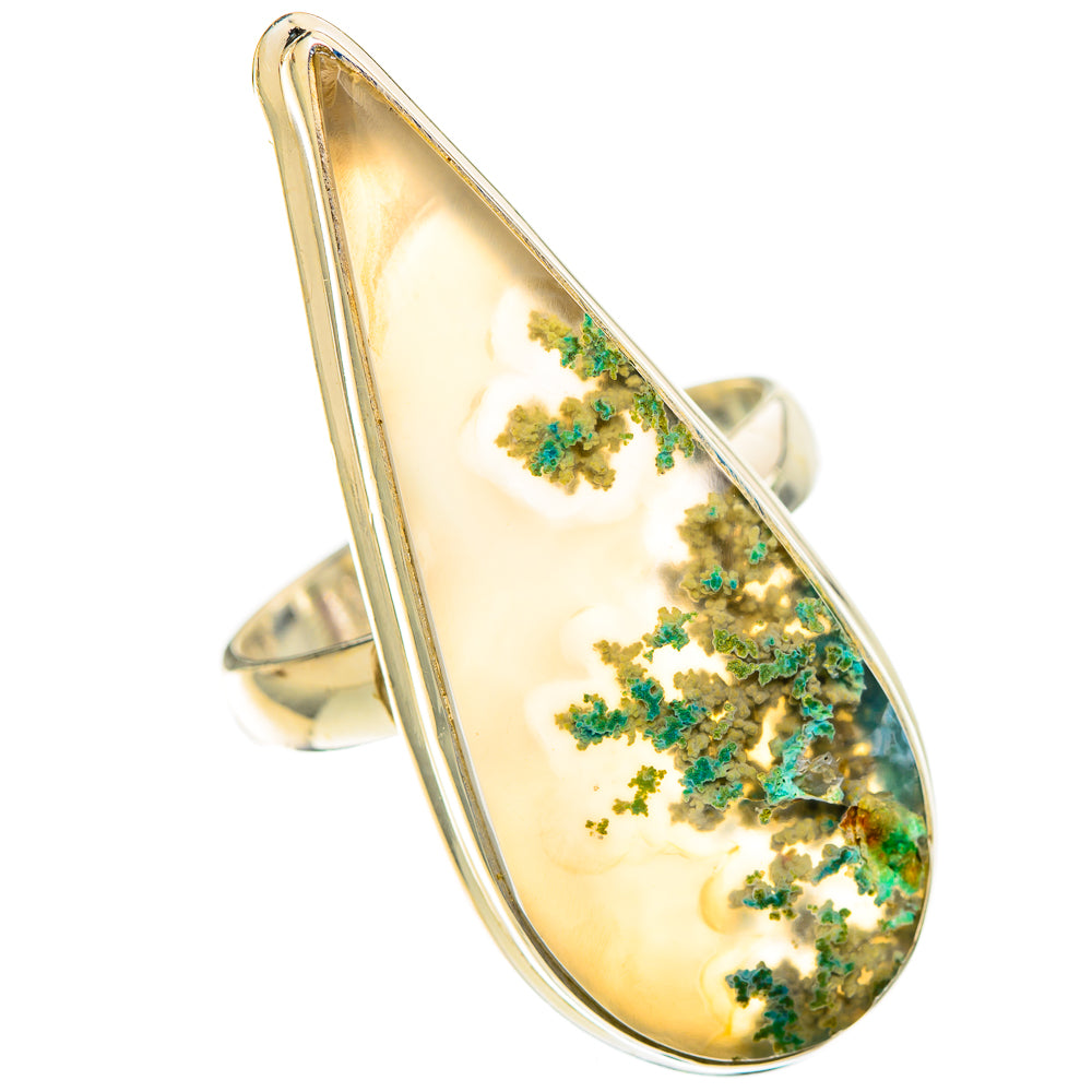 Plume Agate Rings handcrafted by Ana Silver Co - RING109804 - Photo 2