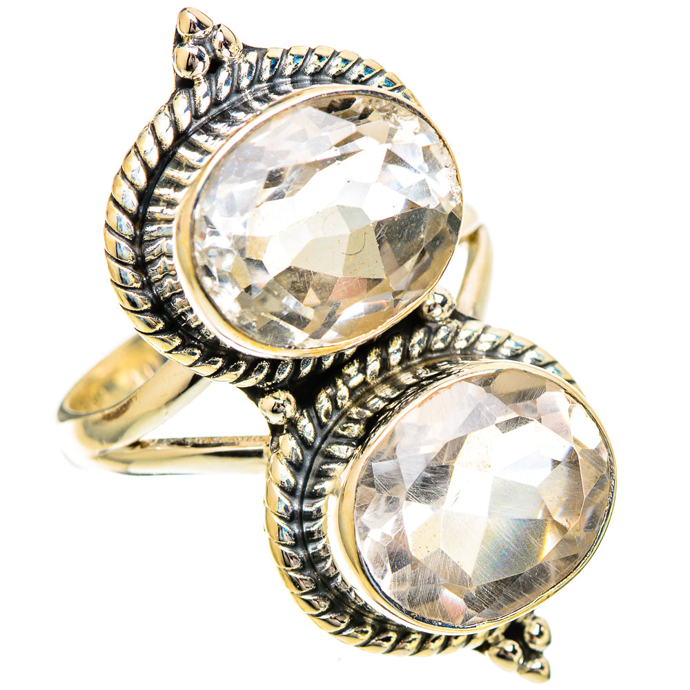 White Quartz Rings handcrafted by Ana Silver Co - RING109825 - Photo 2