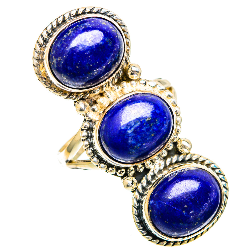 Lapis Lazuli Rings handcrafted by Ana Silver Co - RING109833 - Photo 2