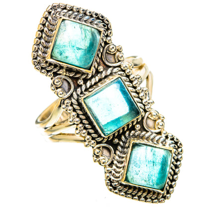 Blue Fluorite Rings handcrafted by Ana Silver Co - RING109838 - Photo 2