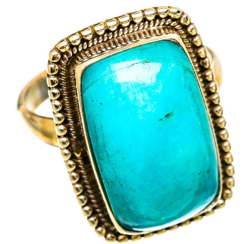 Amazonite Rings handcrafted by Ana Silver Co - RING109841 - Photo 2