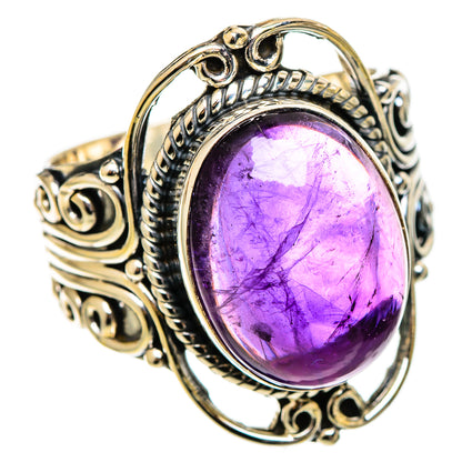 Amethyst Rings handcrafted by Ana Silver Co - RING109856 - Photo 2
