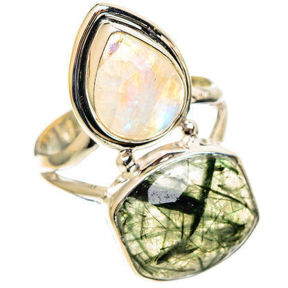 Tourmalinated Quartz Rings handcrafted by Ana Silver Co - RING109862 - Photo 2