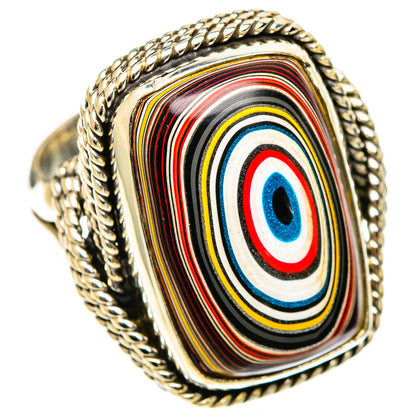 Fordite Rings handcrafted by Ana Silver Co - RING109870 - Photo 2