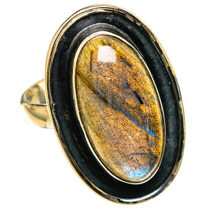 Labradorite Rings handcrafted by Ana Silver Co - RING109875 - Photo 2