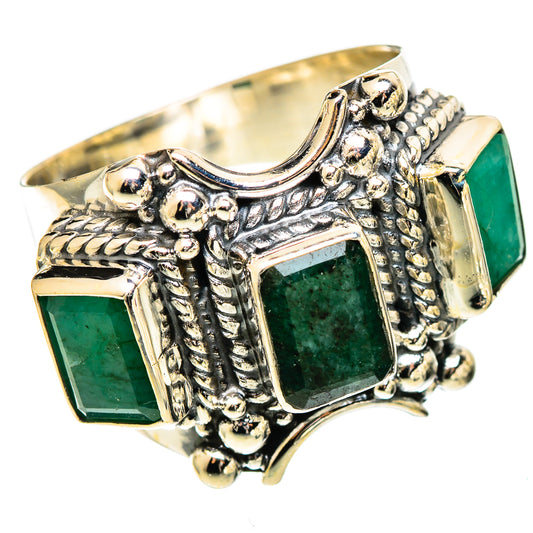 Emerald Rings handcrafted by Ana Silver Co - RING109879 - Photo 2