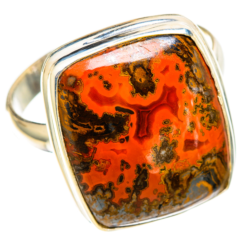 Moroccan Agate Rings handcrafted by Ana Silver Co - RING109881 - Photo 2