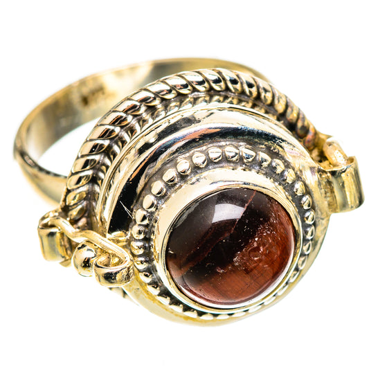 Red Tiger Eye Rings handcrafted by Ana Silver Co - RING109882 - Photo 2