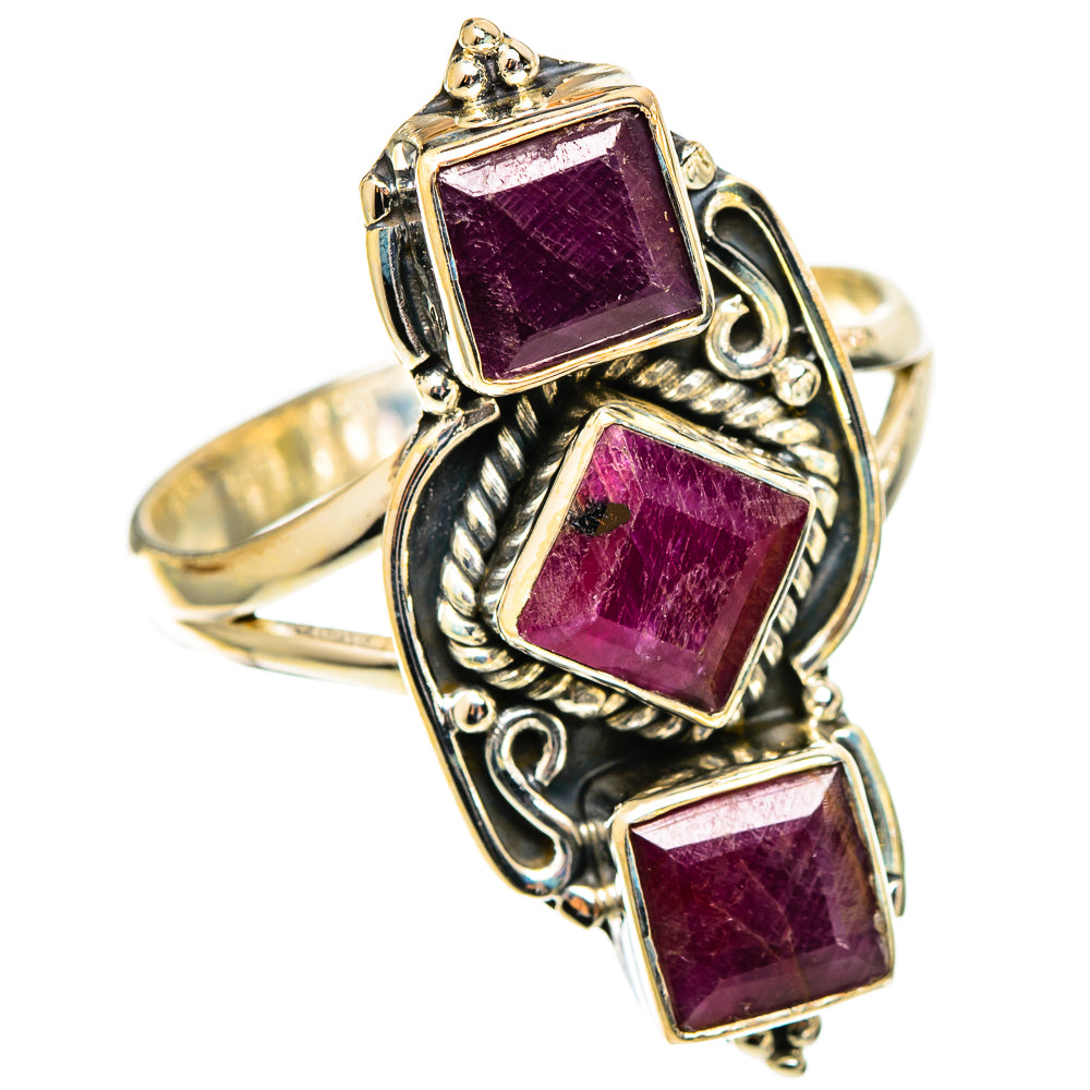 Ruby Rings handcrafted by Ana Silver Co - RING109883 - Photo 2