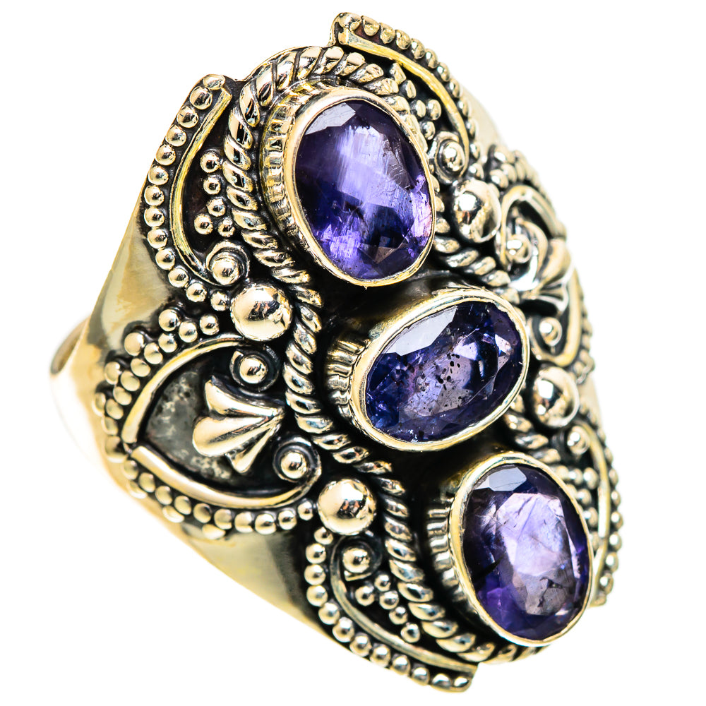 Violet Spinel Rings handcrafted by Ana Silver Co - RING109886 - Photo 2