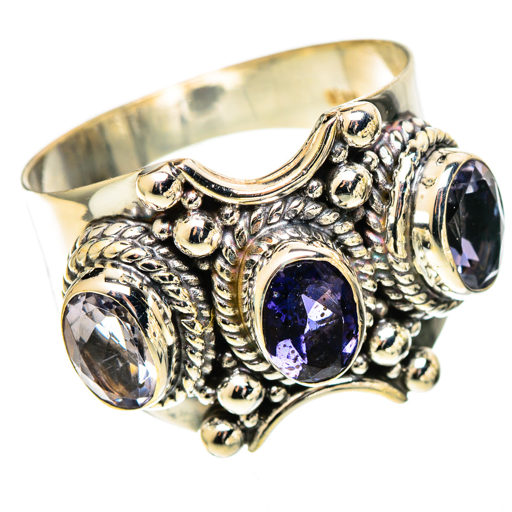 Violet Spinel Rings handcrafted by Ana Silver Co - RING109887 - Photo 2