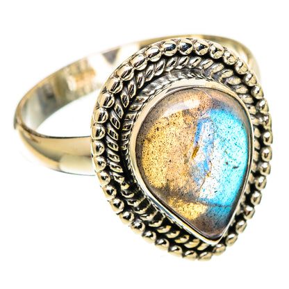 Labradorite Rings handcrafted by Ana Silver Co - RING109903 - Photo 2