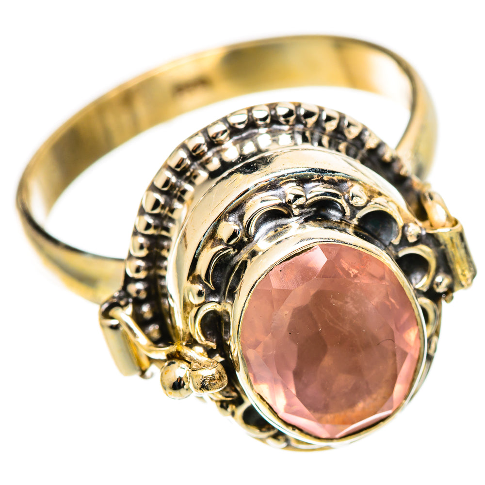 Rose Quartz Rings handcrafted by Ana Silver Co - RING109912 - Photo 2