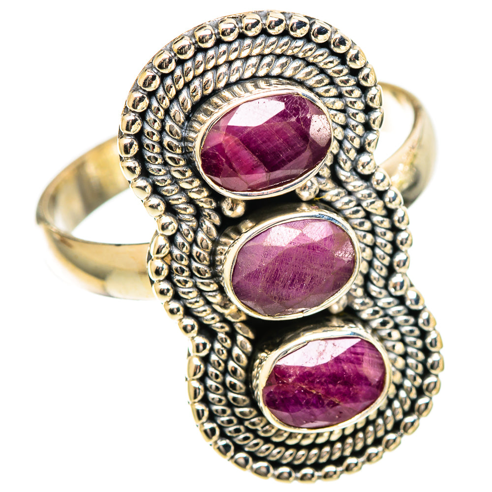 Ruby Rings handcrafted by Ana Silver Co - RING109913 - Photo 2