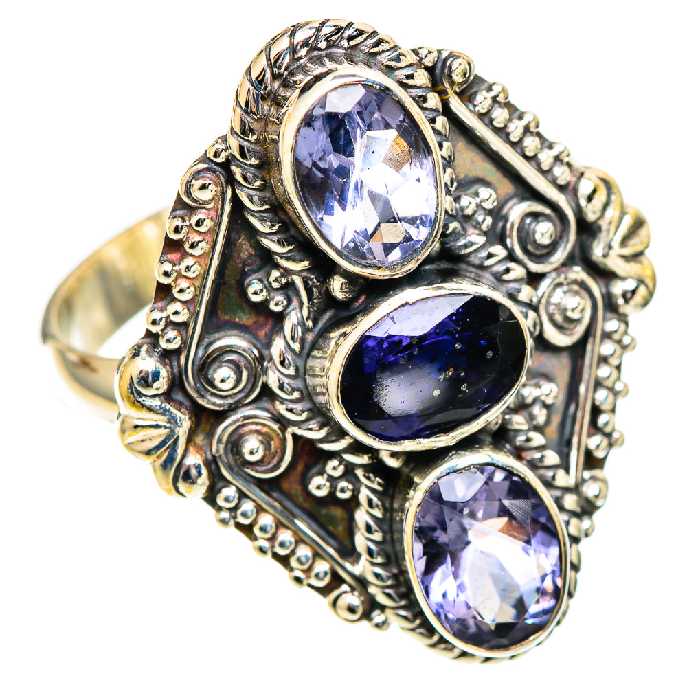 Violet Spinel Rings handcrafted by Ana Silver Co - RING109916 - Photo 2